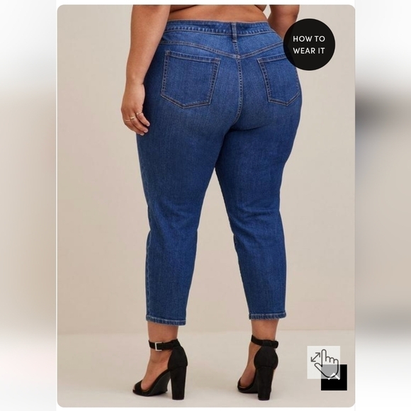 TORRID jeans, perfect ankle plus size 24, vintage stretch jean - Picture 3 of 7